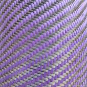 taffetas hybride carbone/verre teinté violet 250g/m²
