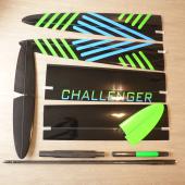 Challenger REGULAR Déco Black/Green/Blue