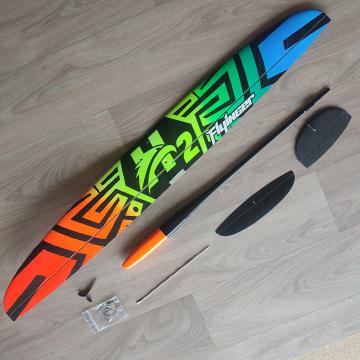 Aile Hawk décos vert jaune orange bleu