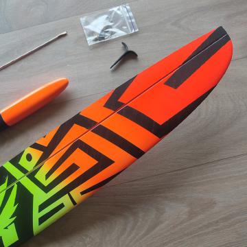 Hawk carbon déco jaune/orange