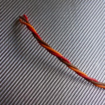 Fil servo 3 brins 0.30mm² torsadé